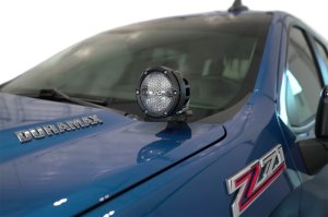 GMC 1500 Light Brackets - Addictive Desert Designs - Ditch Light Brackets - Hammer Black - `22-`27 GMC 1500 Light Brackets - Addictive Desert Designs - Ditch Light Brackets - Hammer Black - `22-`27